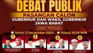 Debat Publik Pilgub Jabar 11 November 2024