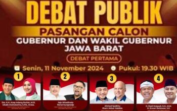 Debat Publik Pilgub Jabar 11 November 2024