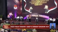 Sambutan Ketua KPU di Debat Kedua: Mari Gunakan Hak Suara Kita!