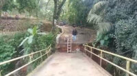 Jembatan Cipalasari Sukabumi Nyaris Putus Tergerus Air, BPBD Siapkan Perbaikan Kedaruratan