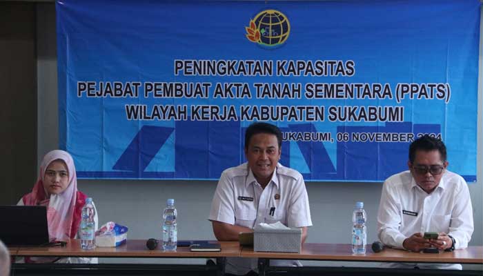 Kantah Kabupaten Sukabumi Gelar Peningkatan Kapasitas PPATS