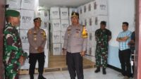 Kapolres Sukabumi Tinjau Gudang Logistik Pilkada 2024 di Cikidang dan Parungkuda
