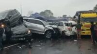 Kecelakaan Beruntun Km 92 Tol Cipularang, Diduga Truk Remnya Blong