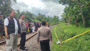Warga Gegerbitung Sukabumi Tewas Ketemper KA Siliwangi di Cireunghas