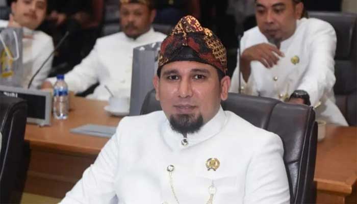 Ketua komisi II DPRD Kabupaten Sukabumi Hamzah Gurnita