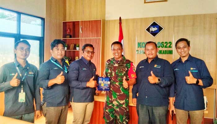PLN UP3 Sukabumi Perkuat Sinergi dengan Kodim