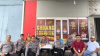 Pengamanan Gudang Logistik KPU Kota Sukabumi, Polresta Terjunkan 15 Personel
