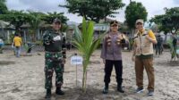Dukung Program Asta Cita Presiden Prabowo, TNI Kodim 0622 Kabupaten Sukabumi Tanam Ratusan Pohon Keras di Alun Alun Laut dan Pantai Gadobangkong