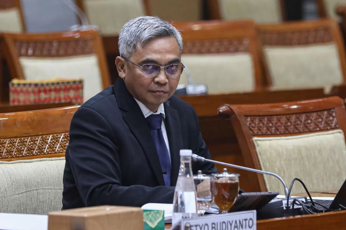 Komjen Pol Setyo Budiyanto terpilih menjadi Ketua Komisi Pemberantasan Korupsi (KPK) periode 2024-2029. (Salman Toyibi/Jawa Pos)