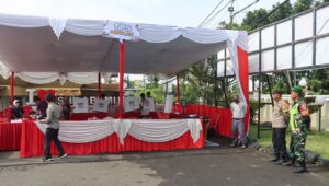 Polres Sukabumi Kota Gelar Simulasi Pengamanan TPS Saat Pemungutan Suara