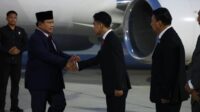 Potret Presiden Prabowo Tiba di Tanah Air