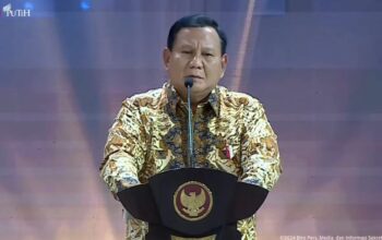 Presiden Prabowo Subianto menyampaikan bahwa Indonesia diprediksi akan menjadi negara maju sebelum 2045. (YouTube Setpres)