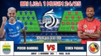 Live Streaming Persib Vs Semen Padang: Kesempatan Maung Bandung Pesta