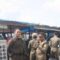 Petugas saat melayangkan surat peringatan kepada pengelola Warpat di Cisarua, Kabupaten Bogor, Jawa Barat. (Satpol PP Kabupaten Bogor)
