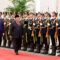 Presiden Tiongkok Xi Jinping dan Presiden Republik Indonesia Prabowo Subianto meninjau barisan kehormatan selama upacara penyambutan di Balai Agung Rakyat di China, Sabtu (9/11/2024). (Muchlis Jr/ Biro Pers Sekretariat Presiden)