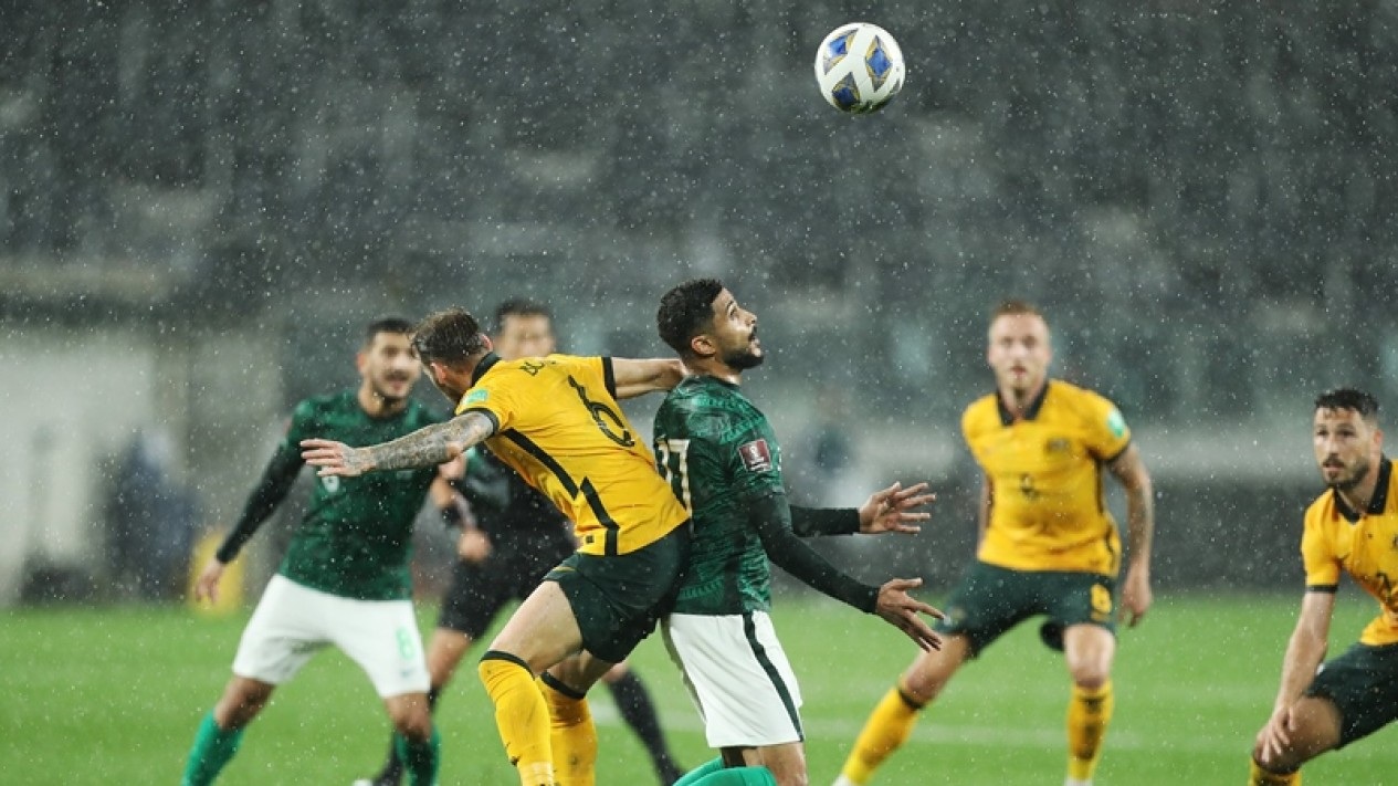 Pertandingan Australia vs Arab Saudi dalam Kualifikasi Piala Dunia 2022 (twitter.com/Socceroos)