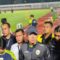 Pelatih tim nasional Shin Tae-yong (tengah) menjawab pertanyaan pewarta di Stadion Madya, Jakarta, Selasa (12/11/2024). (RAUF ADIPATI)