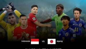 Membaca Head to Head Indonesia vs Jepang, Skuad Garuda Pernah Menang Besar 7-0