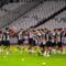 Pesepak bola Timnas Indonesia menjalani sesi latihan resmi di Stadion Utama Gelora Bung Karno, Senayan, Jakarta, Senin (18/11/2024). (Rivan Awal Lingga)