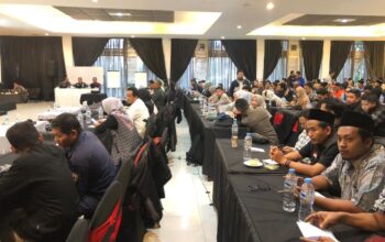 TOT : Bawaslu Kabupaten Sukabumi menggelar Training Of Trainer (TOT) modul Pengawas Tempat Pemungutan Suara (PTPS) Pemilihan Tahun 2024. (FT: Radar Sukabumi )