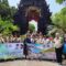DISAMBUT : Ketua FKUB Kabupaten Sukabumi, Daden bersama jajarannya saat berkunjung ke Kabupaten Klungkung, Provinsi Bali.(FOTO : UNTUK RADAR SUKABUMI)