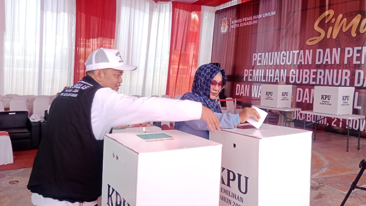 SIMULASI :  Simulasi pemilihan dan penghitungan suara jelang Pilkada 2024 di Kota Sukabumi.(FT: Radar Sukabumi )