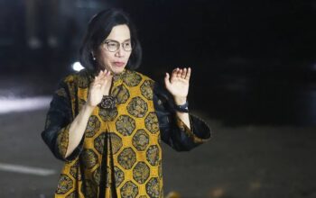 Menkeu, Sri Mulyani Indrawati.