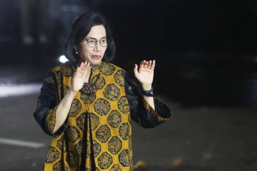Menkeu, Sri Mulyani Indrawati.