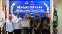 Kantah Kabupaten Sukabumi Raih Penghargaan Kepatuhan Pelayanan Publik dari Ombudsman Jabar