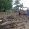 RUSAK :  Kondisi pantai Ujung Genteng pasca diterjang Gelombang Tinggi.(FOTO : ISTIMEWA/ RADARSUKABUMI)