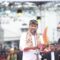 PEMBUKAAN: Penjabat Gubernur Jawa Barat, Bey Triadi Machmudin menghadiri Pekan Kebudayaan Daerah (PKD) Jawa Barat di Lapang Merdeka, Kota Sukabumi, Minggu (15/12).(FT: IST)