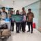 Tim dari Anggota Komisi IX DPR RI dari Fraksi PKB, Zainul Munasichin saat mejemput buruh migran asal Sukabumi, Fitri Triana di Bandara Internasional Soekarno-Hatta, Tangerang.