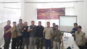 Pantau Rekapitulasi di PPK, Dandim 0622 Kabupaten Sukabumi Pastikan Semua Berjalan Aman, Lancar dan Kondusi