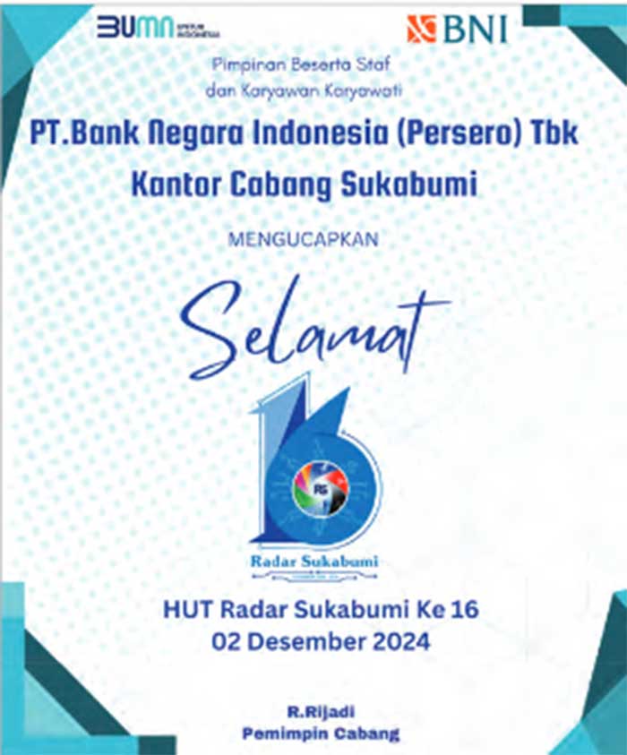 HUT Radar Sukabumi yang ke-16 
