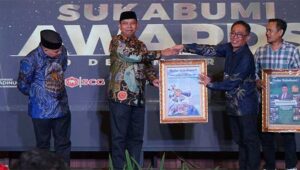Iman Adinugraha Dianugerahi Legislator Aspiratif di Ajang Sukabumi Award 2024
