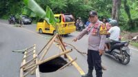 Jalan Amblas di Palabuhanratu Sukabumi, Gorong Gorong Terkikis
