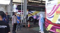 Jelang Nataru di Kota Sukabumi, Petugas Gabungan Ramp Check Kendaraan