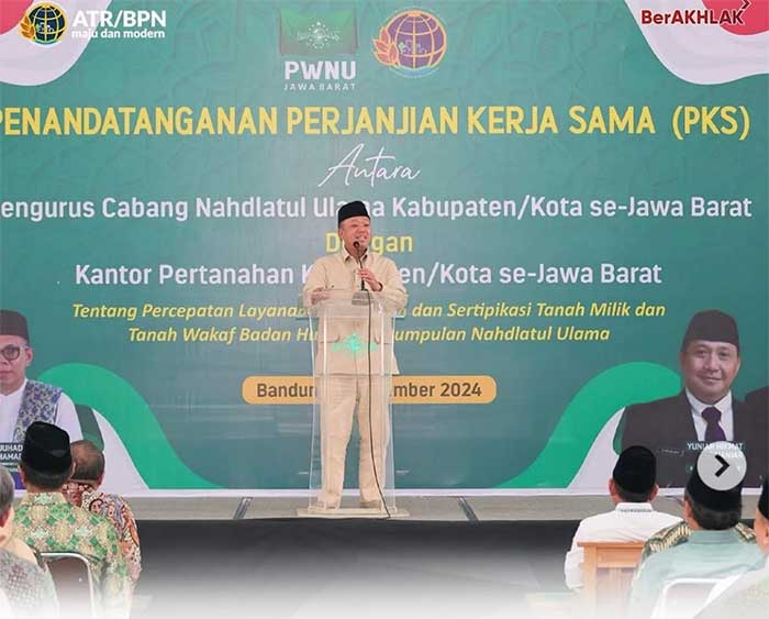 Menteri Nusron Dorong Sertipikasi Tanah Wakaf