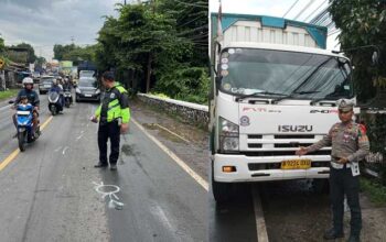 Penumpang Motor Ibu Hamil Tewas Diseruduk Truk