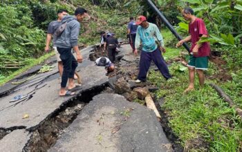 Pergerakan Tanah Jalan Ciguyang-Cisagu-Kalibunder