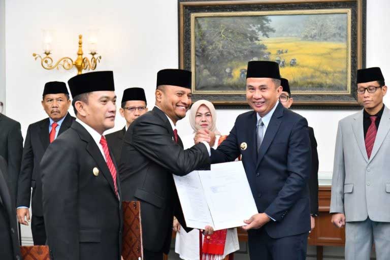Pj Bupati Majalengka dan Pj Bupati Subang