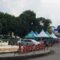 Polres Cianjur, Jawa Barat, menyiagakan personel di Bundaran Tugu Lampu Gentur, By Pass, Cianjur.