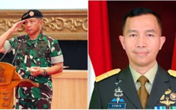 Kolase Panglima TNI Jenderal TNI Agus Subiyanto dan Mayjen TNI Edwin Adrian Sumantha/RMOL