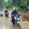Jalur utama Cianjur selatan, Jawa Barat yang sempat putus akibat tertutup longsor dan amblas saat ini sudah dapat dilalui kendaraan dari kedua arah namun kendaraan besar belum diizinkan melintas. (Ahmad Fikri)