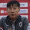 Pelatih timnas Indonesia Shin Tae-yong menghadiri jumpa pers sebelum pertandingan Piala AFF 2024 melawan Myanmar di Stadion Thuwunna, Yangon, Myanmar, Minggu (8/12/2024). (PSSI)