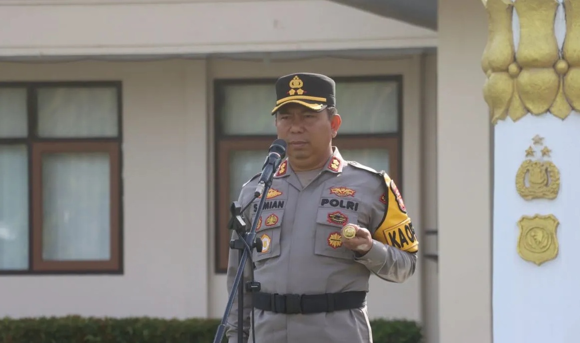 Kapolres Sukabumi AKBP Samian. 