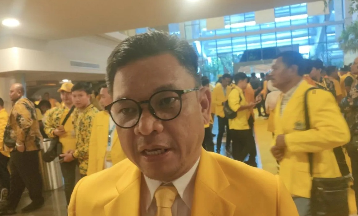 Waketum Partai Golkar Ace Hasan Syadzily di Sentul International Convention Center, Bogor, Jawa Barat, Kamis (12/12/2024). (Bagus Ahmad Rizaldi)