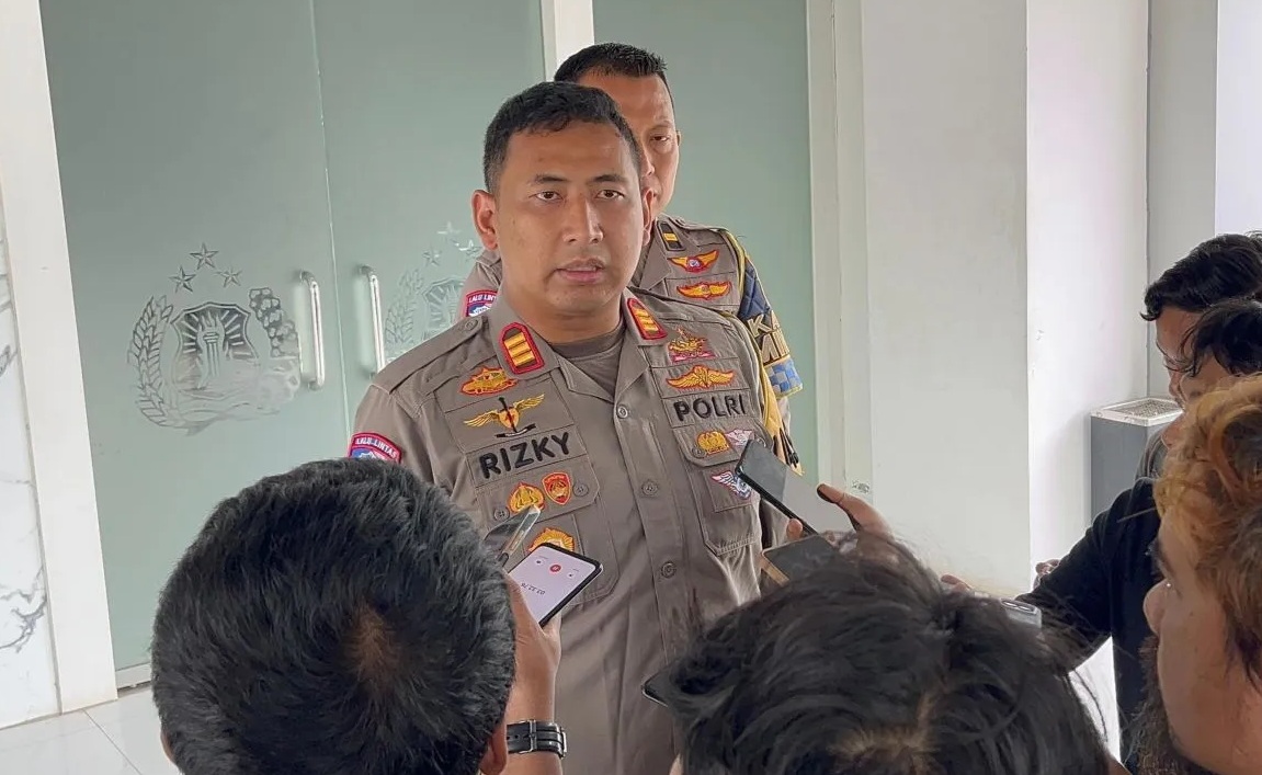 Kepala Satlantas Polres Bogor AKP Rizky Guntama Ganda Permana di Mapolres Bogor, Cibinong, Kabupaten Bogor, Jawa Barat, Senin (16/12/2024). (Fikri Setiawan)
