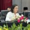 Menteri Keuangan Sri Mulyani dalam Konferensi Pers Paket Kebijakan Ekonomi: Akselerasi Pertumbuhan Ekonomi Inklusif & Berkelanjutan, yang digelar di Gedung Kementerian Koordinator Bidang Perekonomian, Jakarta, Senin (16/12/2024). 