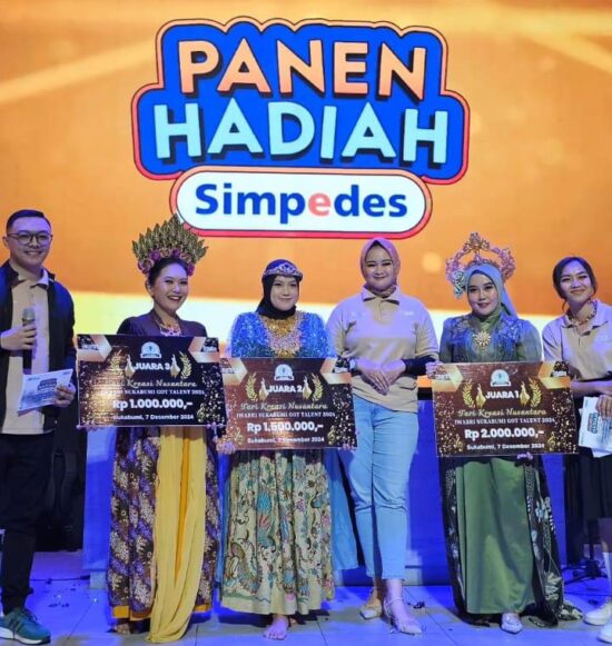 KREATIF: Ketua IWABRI Sukabumi, Rizki Wulan Aprilia (Mrs Kiky Wicaksono,red) foto bersama para pemenang IWABRI Got Talent 2024. (ist)